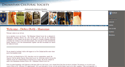 Desktop Screenshot of dalmatian.org.nz