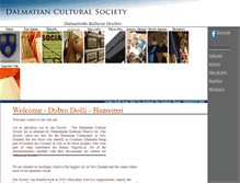 Tablet Screenshot of dalmatian.org.nz